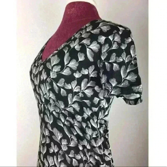 New Merona Black White Top V Neck 100 Cotton NWT - Picture 6 of 8